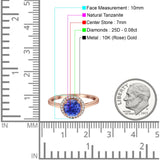 Round Halo Diamond Solitaire Ring