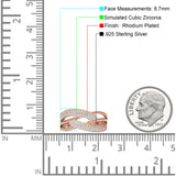 Crossover Ring Stackable Band