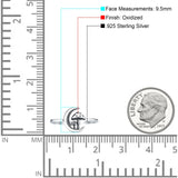 Crescent Moon Mushroom Ring