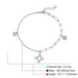 Mixed Link Charm Bracelet