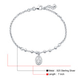 Virgin Mary Medal Bead Bracelet