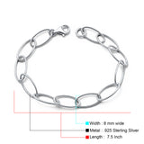 Oval Paperclip Link Bracelet