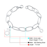 Paperclip Link Chain Bracelet