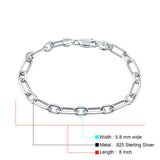 Paperclip Link Chain Bracelet