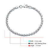 Italian Wheat Chain Bracelet