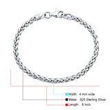 Italian Wheat Chain Bracelet