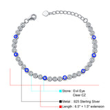Evil Eye CZ Tennis Bracelet