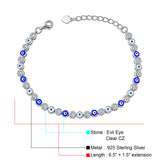 Evil Eye CZ Tennis Bracelet