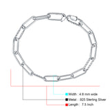 Paperclip Link Chain Bracelet