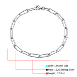 Paperclip Link Chain Bracelet