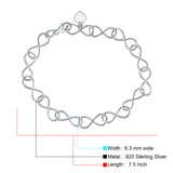 Infinity Link Chain Bracelet
