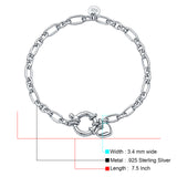 Paperclip Link Chain Bracelet