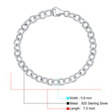Rolo Link Chain Bracelet