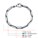 Paperclip Link Chain Bracelet