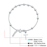 Rosary Cross Bracelet 