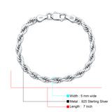Italian Rope Chain Bracelet