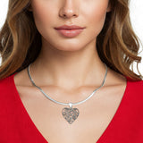 Swirl Heart Pendant