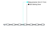 Twisted Rope Paperclip Link Bracelet