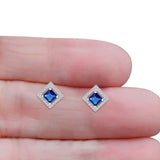 Square Stud Earrings