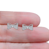 Ribbon Stud Earring