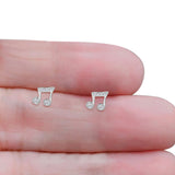 Music Note Stud Earring