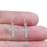 Cross Fishhook Earrings