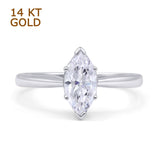 Art Deco Marquise Solitaire Ring