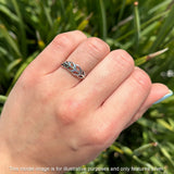 Filigree Feather Leaf Ring