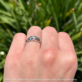 Filigree Feather Leaf Ring