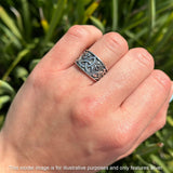 Triquetra Trinity Dragon Celtic Knot Ring