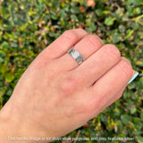 Oxidized Waves Plain Rings