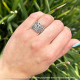 Filigree Butterfly Rings