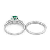 Art Deco Bridal Set Ring