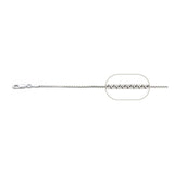 1.2MM Box Chain .925 Solid Sterling Silver Sizes 16"-30" Inch