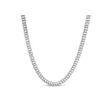 7.5MM 140 DOUBLE Link .925 Sterling Silver Chain Length 8"-28" Inches
