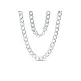 Flat Curb Chain 925 Sterling Silver