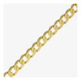 Gold Flat Curb Chain