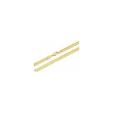 Yellow Gold Flat Curb Chain 14 MM