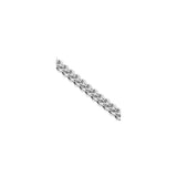 Rhodium Plated Oval Franco Chain