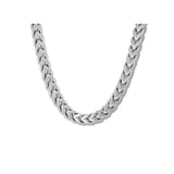 Rhodium Plated Oval Franco Chain