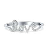 Love Script Ring