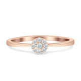 Flower Diamond Ring -Rose Gold 