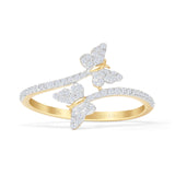 Half Eternity Butterfly Band