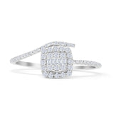 Cushion Cut Halo Diamond Ring