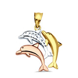 Gold Dolphin Pendant