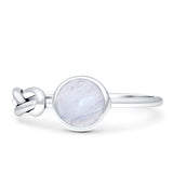Tangled Knot Moonstone Ring Solid 925 Sterling Silver Wholesale