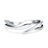 Snake Twisted Rope Adjustable Thumb Ring 925 Sterling Silver Wholesale