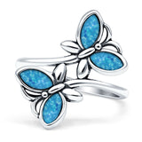 Opal Butterfly Ring