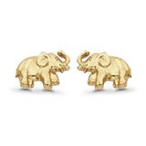 Petite Dainty Elephant Stud Earring