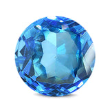 Round Natural Blue Topaz Gemstones